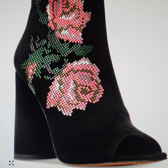 Donald Pliner "Barri" Suede Leather Open Toed Booties. NIB. Size: various - Picture 4 of 16